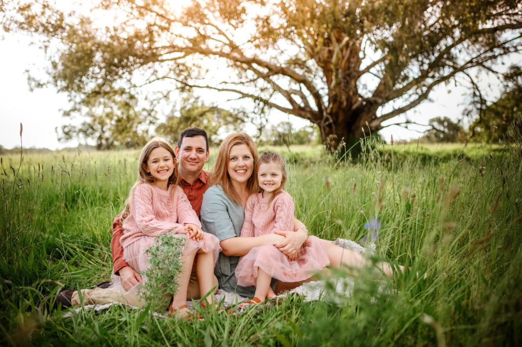 Perth family during outdoor family photoshoot