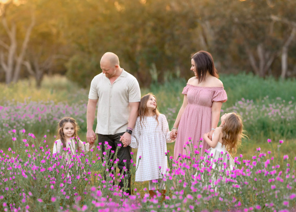 Spring family photography in Perth