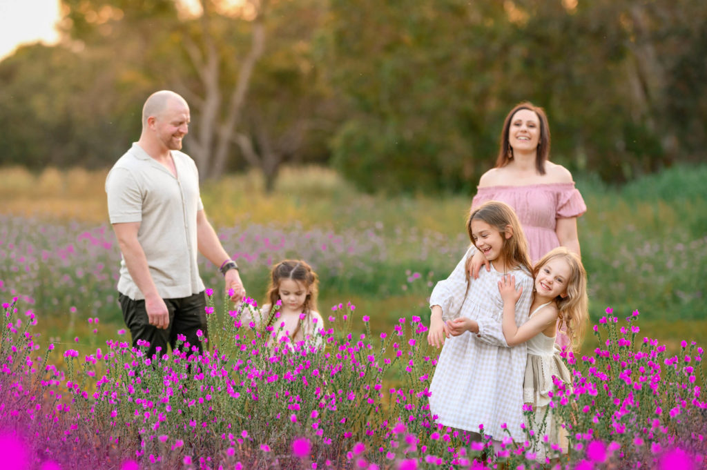 Spring family photos in Perth