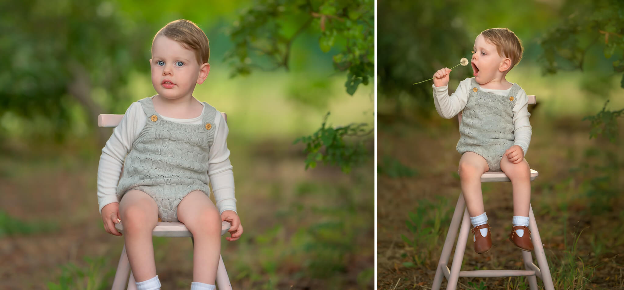 2 year old Perth boy during outdoor family photoshoot